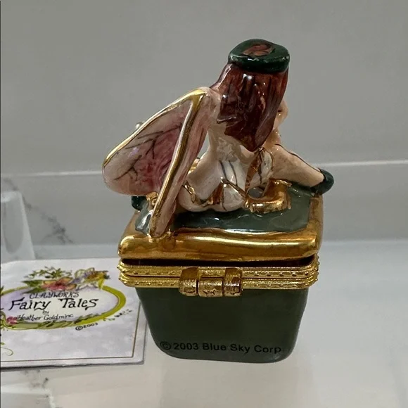 Clay works Fairy Tales 2003 Casablanca by Heather Goldminc fairy trinket box Y2K - Picture 3 of 11